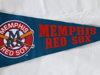 Memphis Red Sox Retro Logo Pennant