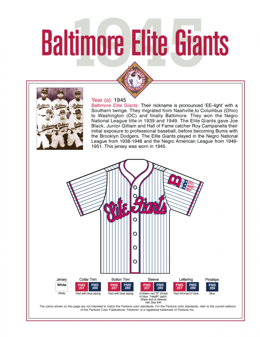 Baltimore Elite Giants '45