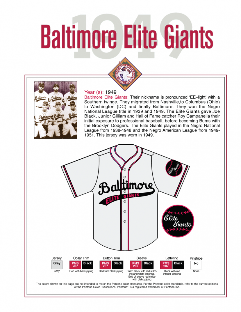 Baltimore Elite Giants '49