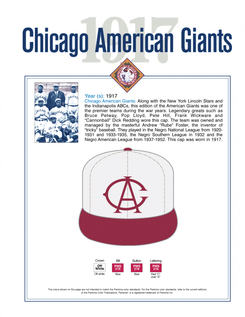 Chicago American Giants '17 Red