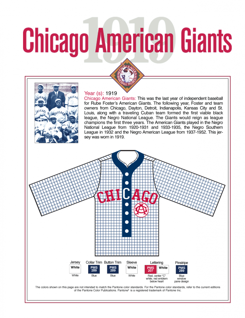 Chicago American Giants '19