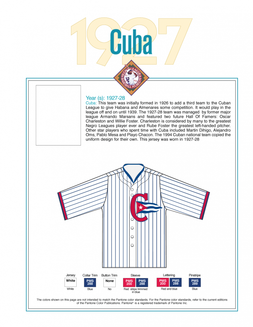 Cuban Large Flag Jersey '27