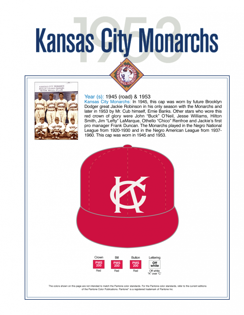KC Monarchs '45 (road) '53